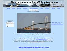 Tablet Screenshot of narragansettbayshipping.com